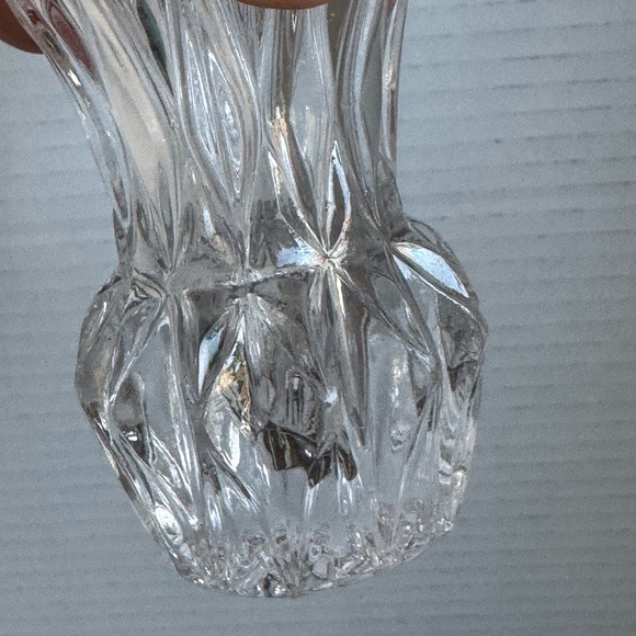 Vintage Hofbauer Lead Crystal Bird Vase and toothpick Holder - Picture 6 of 8
